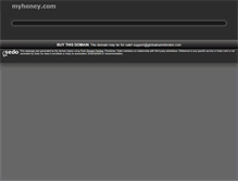 Tablet Screenshot of myhoney.com